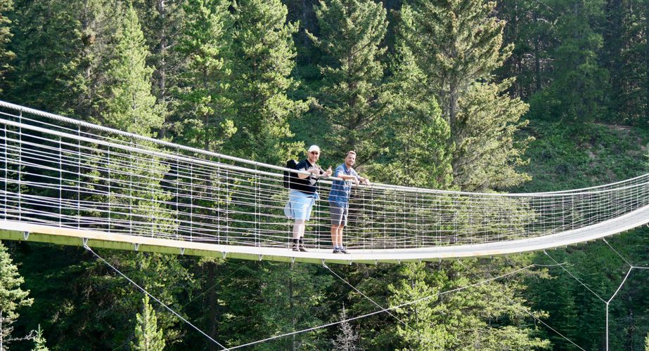 Blackshale Creek Suspension bridge Blackshale Creek Suspension bridge